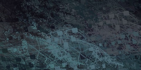 Retro style oil drawing. 2d illustration.