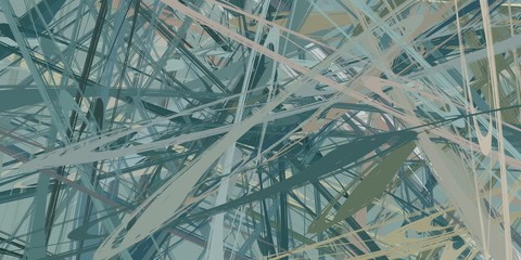 Vintage old fashion painting. 2d illustration.