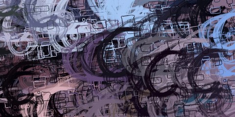 Handmade surreal abstract pattern. Modern artistic canvas. 2d illustration.