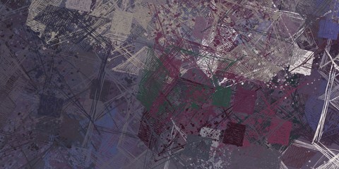 Handmade surreal abstract pattern. Modern artistic canvas. 2d illustration.