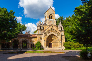 Fototapeta premium Vajdahunyad Castle in Varoshliget Park (Budapest, Hungary)