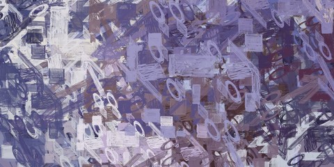 Handmade surreal abstract pattern. Modern artistic canvas. 2d illustration.