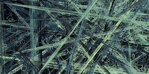 Modern art. Artistic brush. Oil painting. 2d illustration.