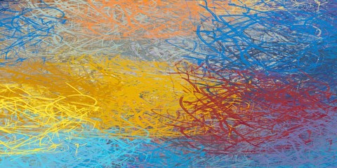 Fototapeta premium Modern art. Artistic brush. Oil painting. 2d illustration.