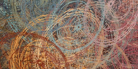 Crazy sketch random pattern. Creative chaos and variety. Modern art drawing painting. 2d illustration. Digital texture wallpaper. Artistic sketch draw backdrop material. 