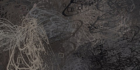 Crazy sketch random pattern. Creative chaos and variety. Modern art drawing painting. 2d illustration. Digital texture wallpaper. Artistic sketch draw backdrop material.