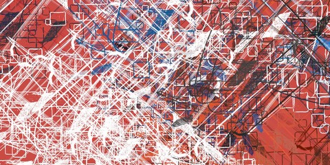 Crazy sketch random pattern. Creative chaos and variety. Modern art drawing painting. 2d illustration. Digital texture wallpaper. Artistic sketch draw backdrop material.