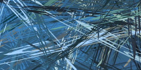 Crazy sketch random pattern. Creative chaos and variety. Modern art drawing painting. 2d illustration. Digital texture wallpaper. Artistic sketch draw backdrop material.