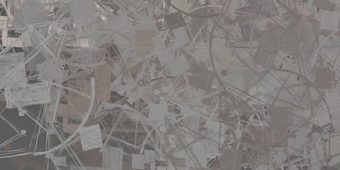 Crazy sketch random pattern. Creative chaos and variety. Modern art drawing painting. 2d illustration. Digital texture wallpaper. Artistic sketch draw backdrop material.