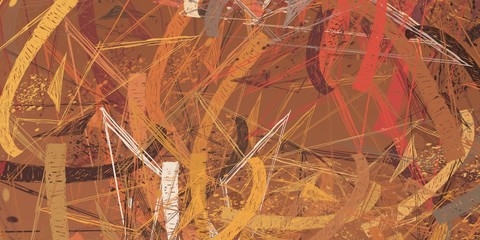 Crazy sketch random pattern. Chaos and variety. Modern art drawing painting. 2d illustration. Digital texture wallpaper. Artistic sketch draw backdrop material. 