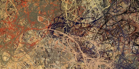 Crazy sketch random pattern. Chaos and variety. Modern art drawing painting. 2d illustration. Digital texture wallpaper. Artistic sketch draw backdrop material. 