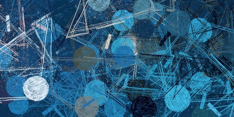 Crazy sketch random pattern. Chaos and variety. Modern art drawing painting. 2d illustration. Digital texture wallpaper. Artistic sketch draw backdrop material. 