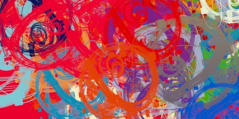 Crazy sketch random pattern. Chaos and variety. Modern art drawing painting. 2d illustration. Digital texture wallpaper. Artistic sketch draw backdrop material. 