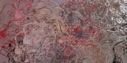 Crazy sketch random pattern. Chaos and variety. Modern art drawing painting. 2d illustration. Digital texture wallpaper. Artistic sketch draw backdrop material. 