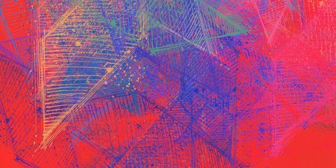 Crazy sketch random pattern. Chaos and variety. Modern art drawing painting. 2d illustration. Digital texture wallpaper. Artistic sketch draw backdrop material. 