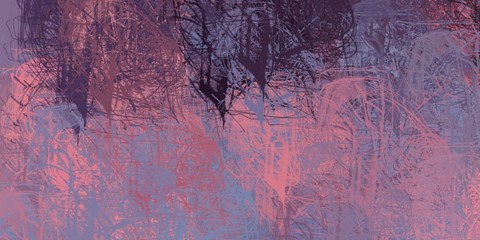 Crazy sketch random pattern. Chaos and variety. Modern art drawing painting. 2d illustration. Digital texture wallpaper. Artistic sketch draw backdrop material. 