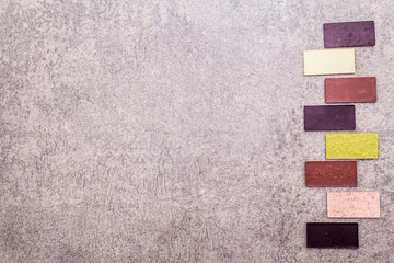 Fototapeta premium Assorted chocolate with different cocoa content
