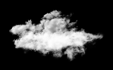 cloud on black background