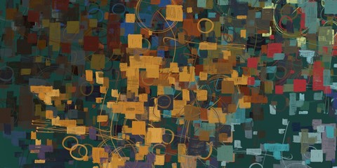 Crazy sketch random pattern. Chaos and variety. Modern art drawing painting. 2d illustration. Digital texture wallpaper. Artistic sketch draw backdrop material. 