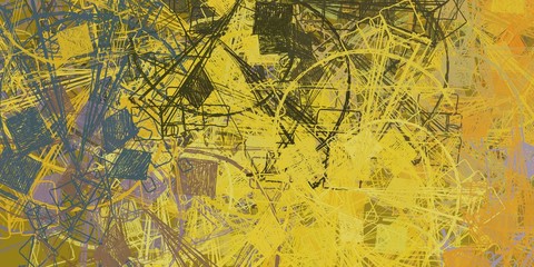 Crazy sketch random pattern. Chaos and variety. Modern art drawing painting. 2d illustration. Digital texture wallpaper. Artistic sketch draw backdrop material. 