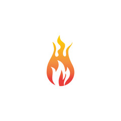 fire flame design vector logo