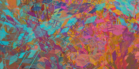 Crazy sketch random pattern. Chaos and variety. Modern art drawing painting. 2d illustration. Digital texture wallpaper. Artistic sketch draw backdrop material. 