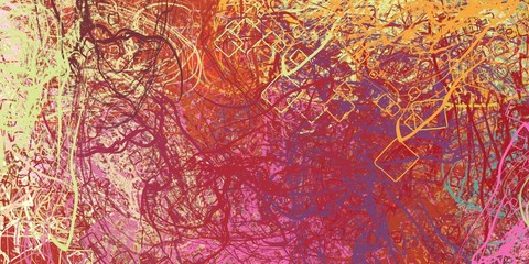 Crazy sketch random pattern. Chaos and variety. Modern art drawing painting. 2d illustration. Digital texture wallpaper. Artistic sketch draw backdrop material. 