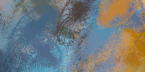 Crazy sketch random pattern. Chaos and variety. Modern art drawing painting. 2d illustration. Digital texture wallpaper. Artistic sketch draw backdrop material. 