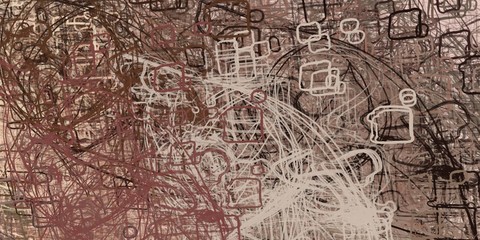 Crazy sketch random pattern. Chaos and variety. Modern art drawing painting. 2d illustration. Digital texture wallpaper. Artistic sketch draw backdrop material. 