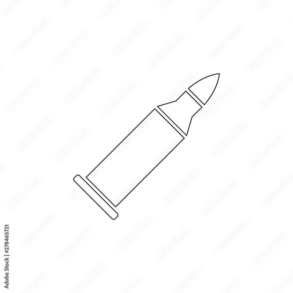 Poster bullet icon. element of army for mobile concept and web apps icon. outline, thin line icon for websi