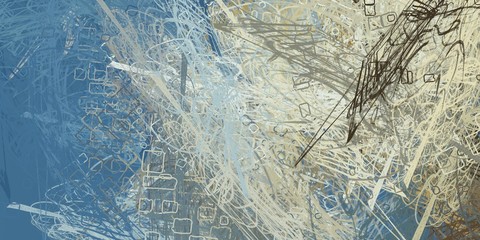 Crazy sketch random pattern. Chaos and variety. Modern art drawing painting. 2d illustration. Digital texture wallpaper. Artistic sketch draw backdrop material. 