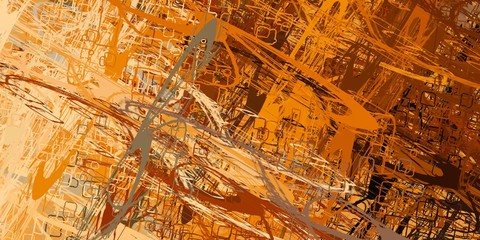 Crazy sketch random pattern. Chaos and variety. Modern art drawing painting. 2d illustration. Digital texture wallpaper. Artistic sketch draw backdrop material.