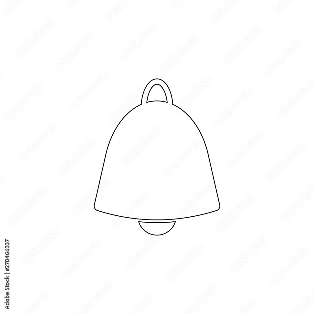 Poster colored bell icon. element of web for mobile concept and web apps icon. outline, thin line icon for 