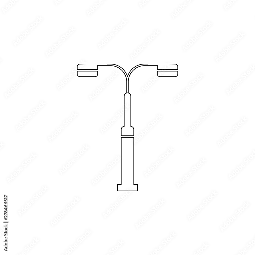 Aufkleber colored street light icon. element of web for mobile concept and web apps icon. outline, thin line i