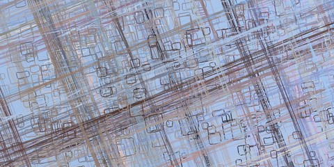 Crazy sketch random pattern. Chaos and variety. Modern art drawing painting. 2d illustration. Digital texture wallpaper. Artistic sketch draw backdrop material. 