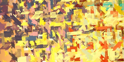 Fototapeta premium Crazy sketch random pattern. Chaos and variety. Modern art drawing painting. 2d illustration. Digital texture wallpaper. Artistic sketch draw backdrop material. 