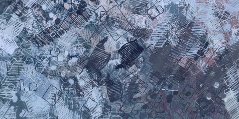 Crazy sketch random pattern. Chaos and variety. Modern art drawing painting. 2d illustration. Digital texture wallpaper. Artistic sketch draw backdrop material. 