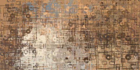 Crazy sketch random pattern. Chaos and variety. Modern art drawing painting. 2d illustration. Digital texture wallpaper. Artistic sketch draw backdrop material. 