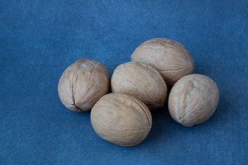 walnuts on a beautiful background