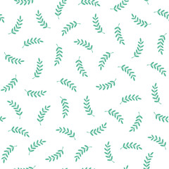 Beautifully abstract plant illustration pattern