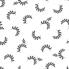 Beautifully abstract plant illustration pattern