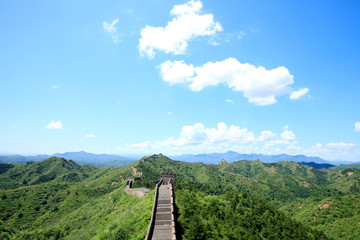 The Great Wall is in China.
