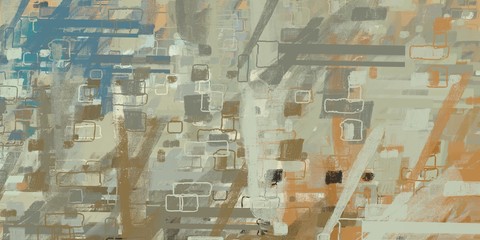 Crazy sketch random pattern. Chaos and variety. Modern art drawing painting. 2d illustration. Digital texture wallpaper. Artistic sketch draw backdrop material.