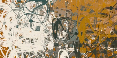 Crazy sketch random pattern. Chaos and variety. Modern art drawing painting. 2d illustration. Digital texture wallpaper. Artistic sketch draw backdrop material. 