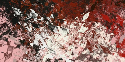 Crazy sketch random pattern. Chaos and variety. Modern art drawing painting. 2d illustration. Digital texture wallpaper. Artistic sketch draw backdrop material. 