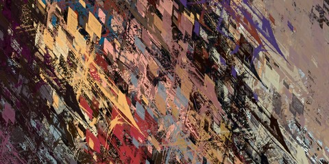 Crazy sketch random pattern. Chaos and variety. Modern art drawing painting. 2d illustration. Digital texture wallpaper. Artistic sketch draw backdrop material. 