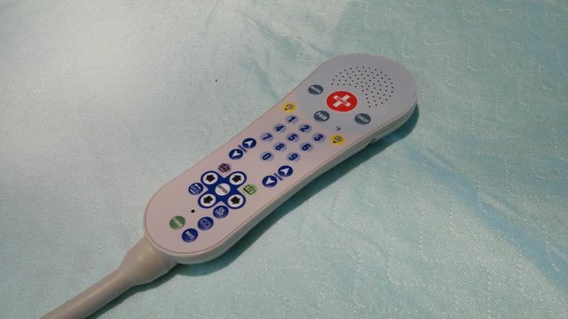 Patient call button for nurse