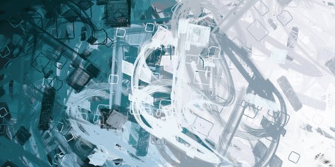 Crazy sketch random pattern. Chaos and variety. Modern art drawing painting. 2d illustration. Digital texture wallpaper. Artistic sketch draw backdrop material. 