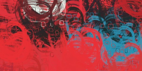 Obraz premium Crazy sketch random pattern. Chaos and variety. Modern art drawing painting. 2d illustration. Digital texture wallpaper. Artistic sketch draw backdrop material. 