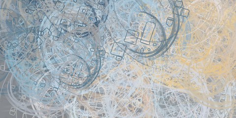 Crazy sketch random pattern. Chaos and variety. Modern art drawing painting. 2d illustration. Digital texture wallpaper. Artistic sketch draw backdrop material. 